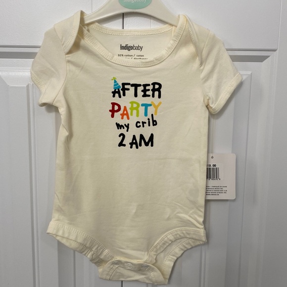 Indigo Baby Onesie - Picture 1 of 5